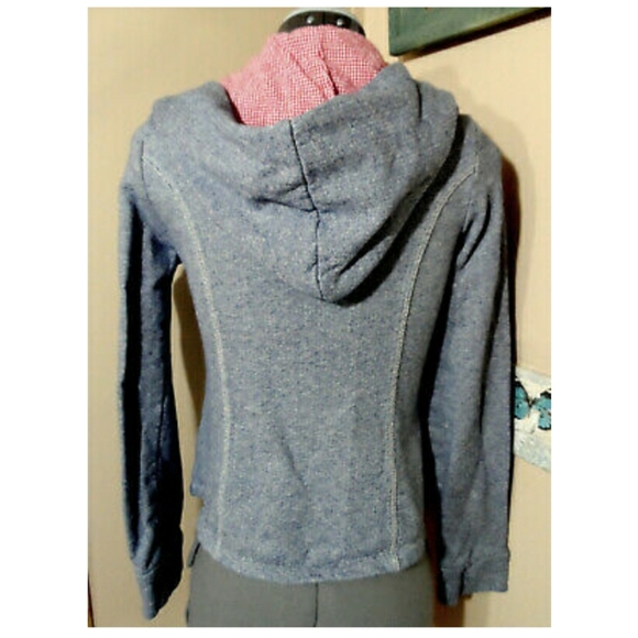 FUSE by DEBRA WEST Fleeced Jacket XS Denim blue Stretch knit High waist - Picture 4 of 6